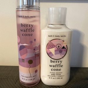 Bath and Body Works “Berry Waffle Cone” Set